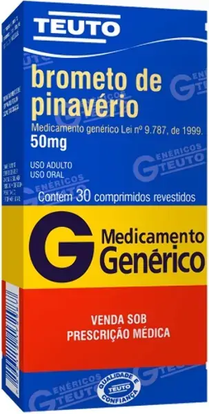 Brometo De Pinaverio 50mg Teuto