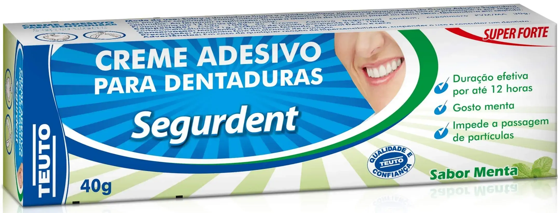 Segurdent Creme Adesivo Menta