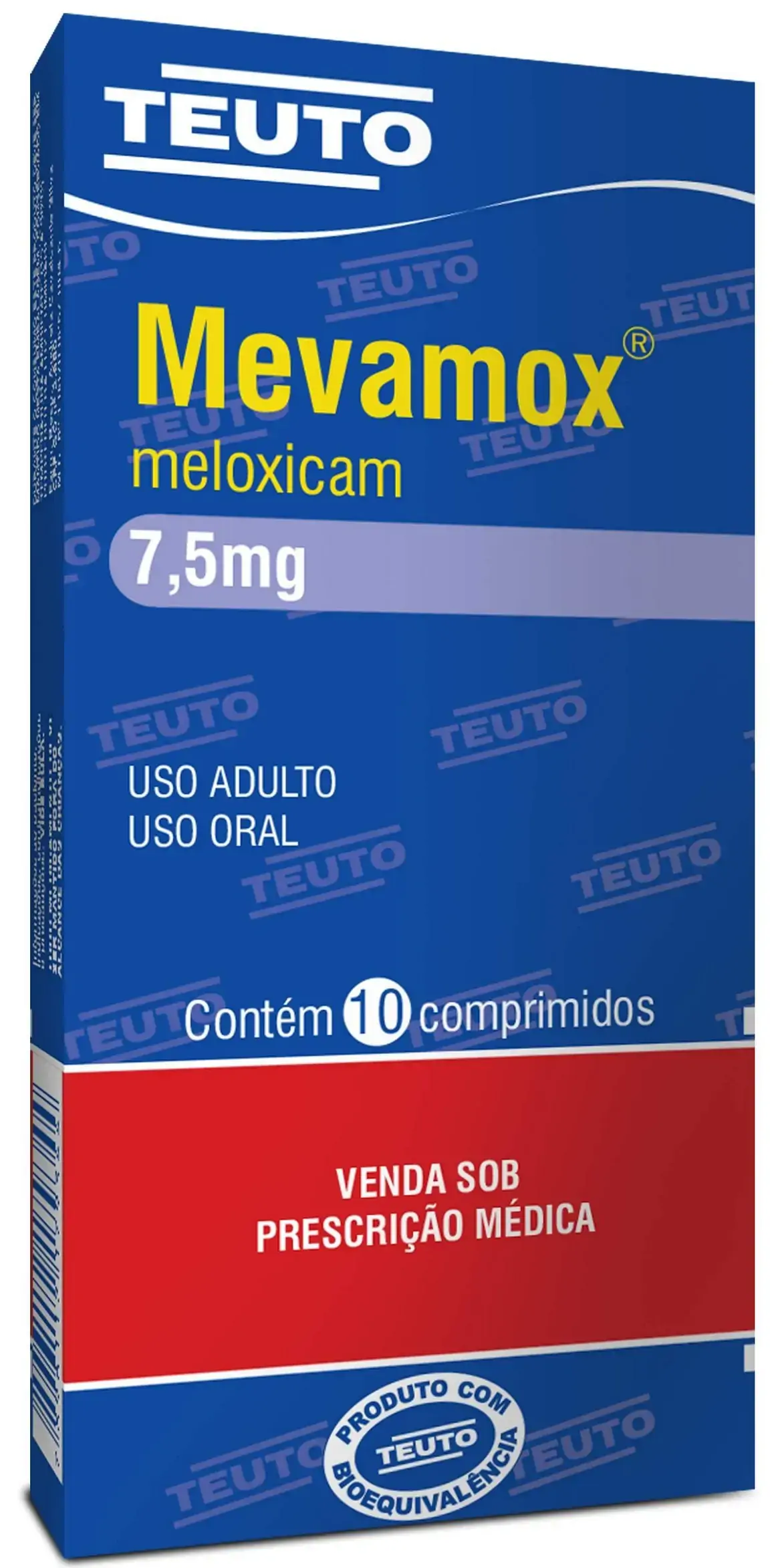 Mevamox 250/120 7,5mg X 10 Comp