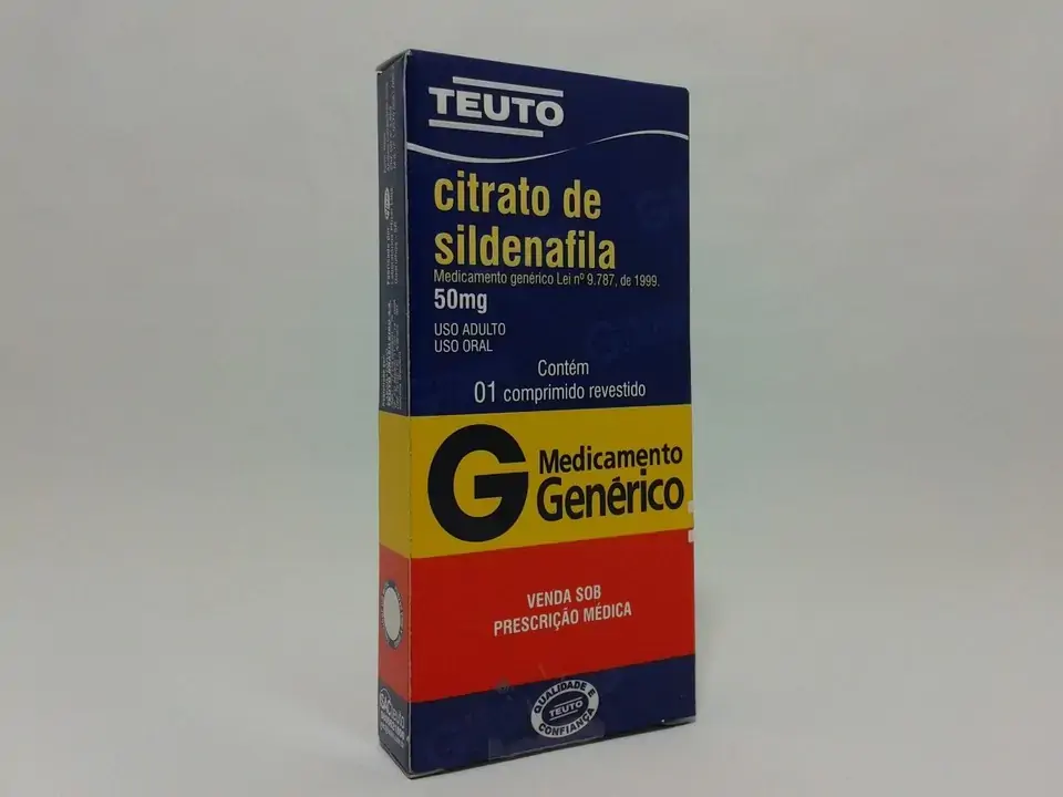 Citrato De Sildenafila 50mg Caixa 2 Comp Rev