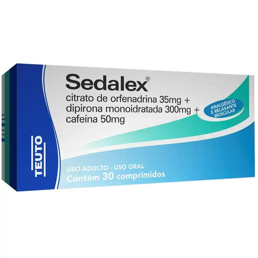 Sedalex Teuto Caixa 30 Comprimidos