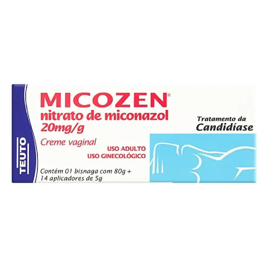 Micozen Creme 20mg/g Teuto Caixa 80g 14 Aplicadores