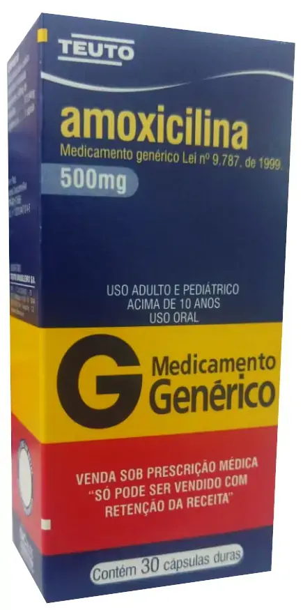 Amoxicilina 500mg Bl 30 Cap