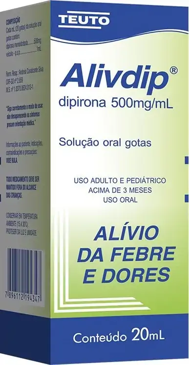 Alivdip 500mg/ml Sol Oral Fr Gts X