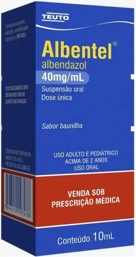 Albentel 40mg/ml Sus Or Fr 10ml