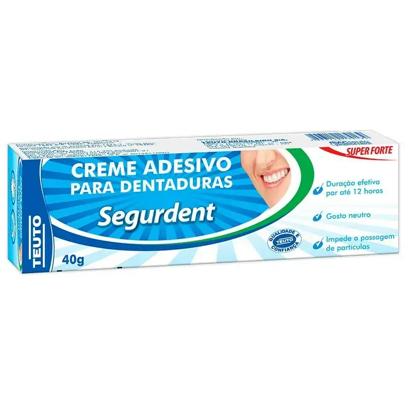 Corega Segurdent Adesivo Creme 40gramas Teuto