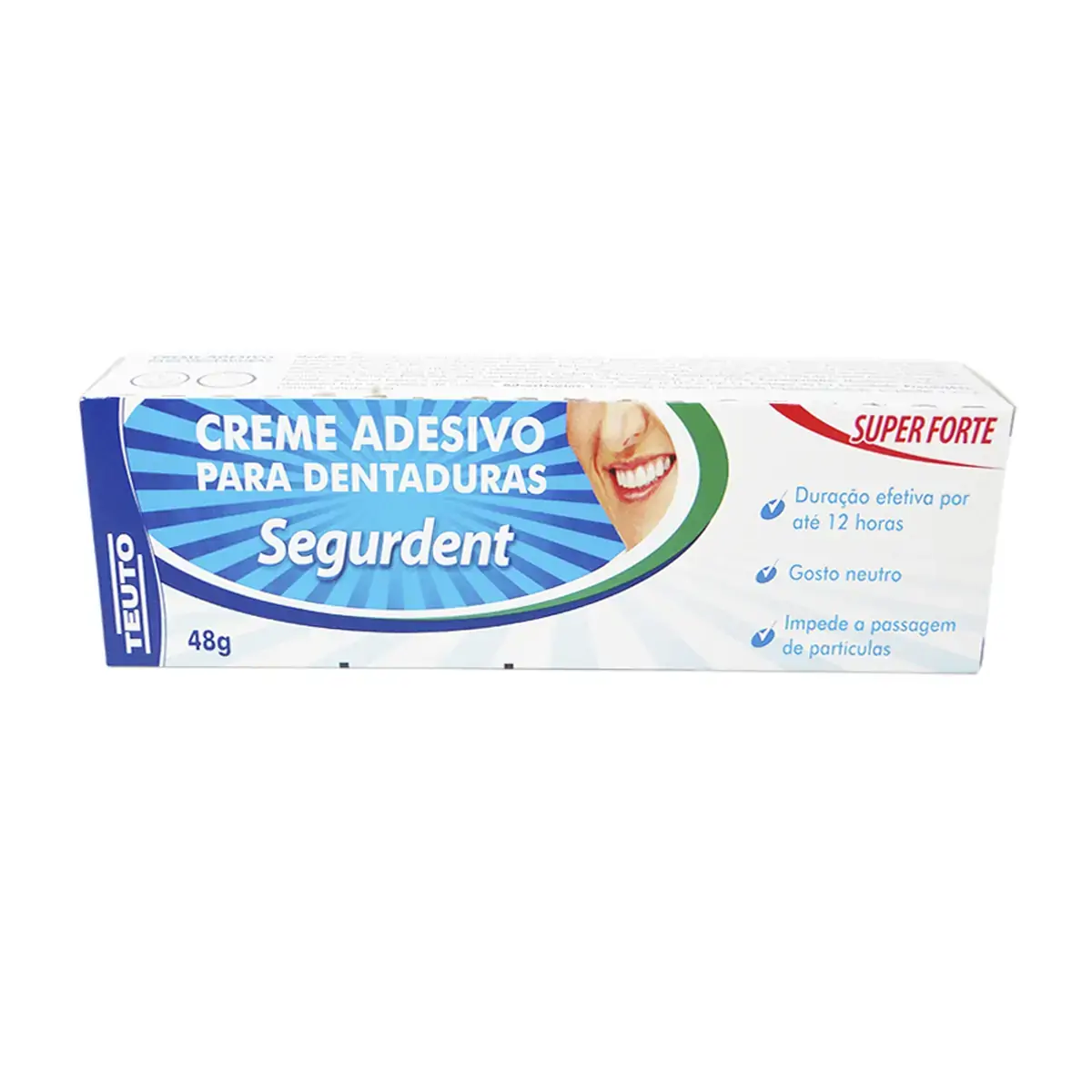 Segurdent Creme Adesivo Sem Sabor 48g - Teuto