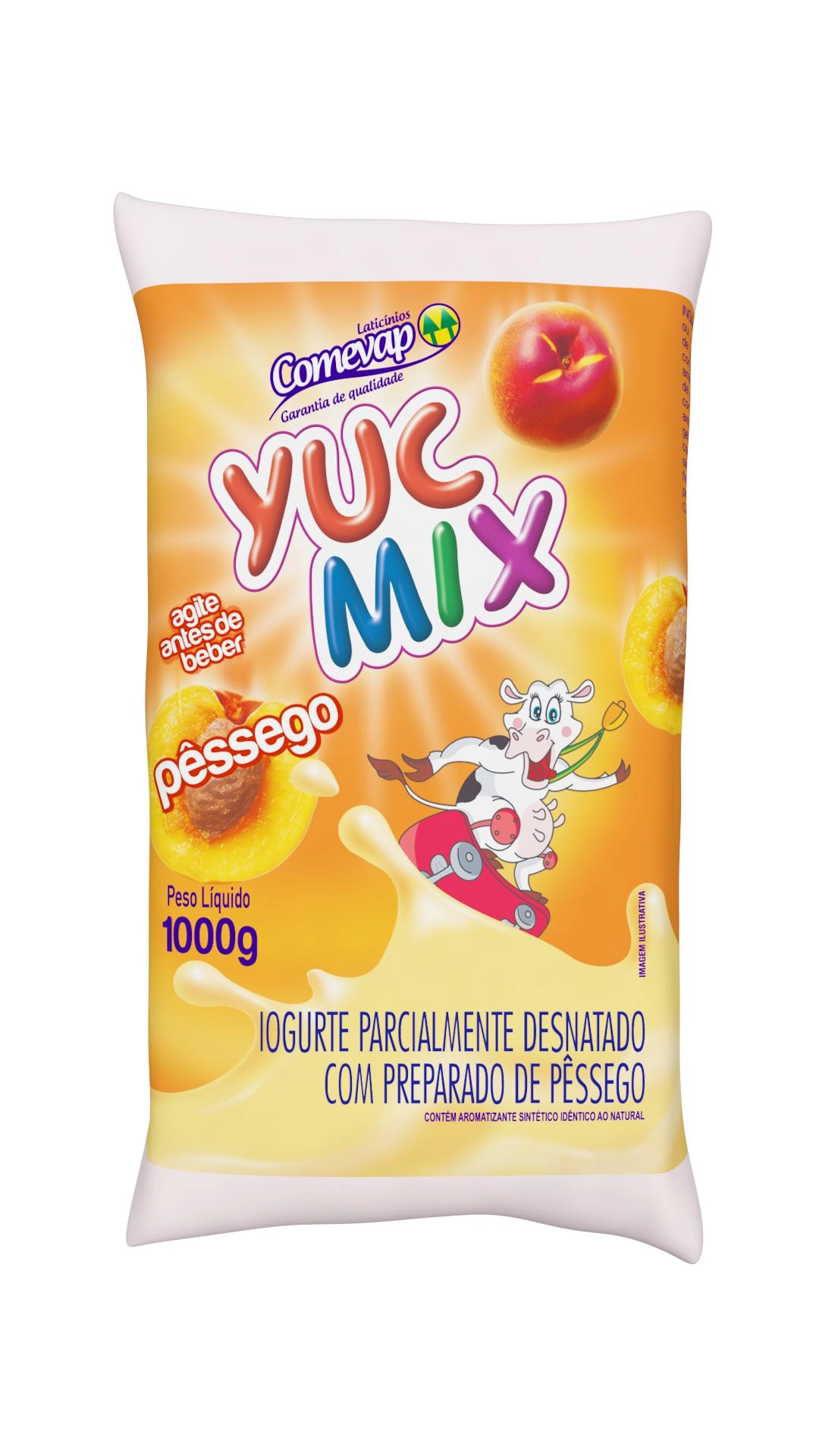 Bebida Lactea Yuc Mix 1lt Pessego
