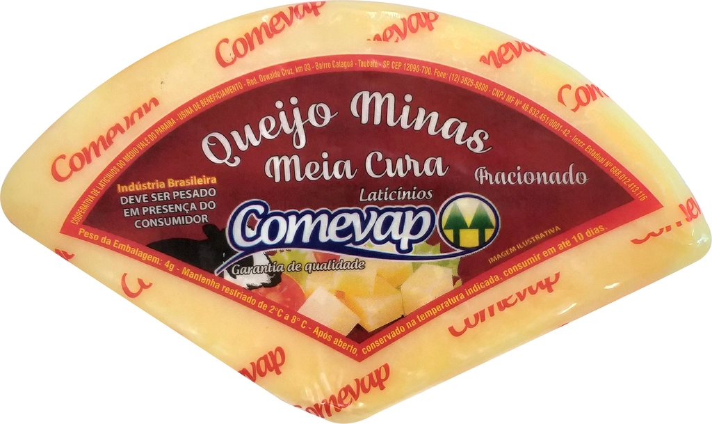 Queijo Minas Comevap Meia Cura Kg