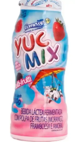 Iogurte Parcialmente Desnatado Yuc Mix Tutti Fruti 180g