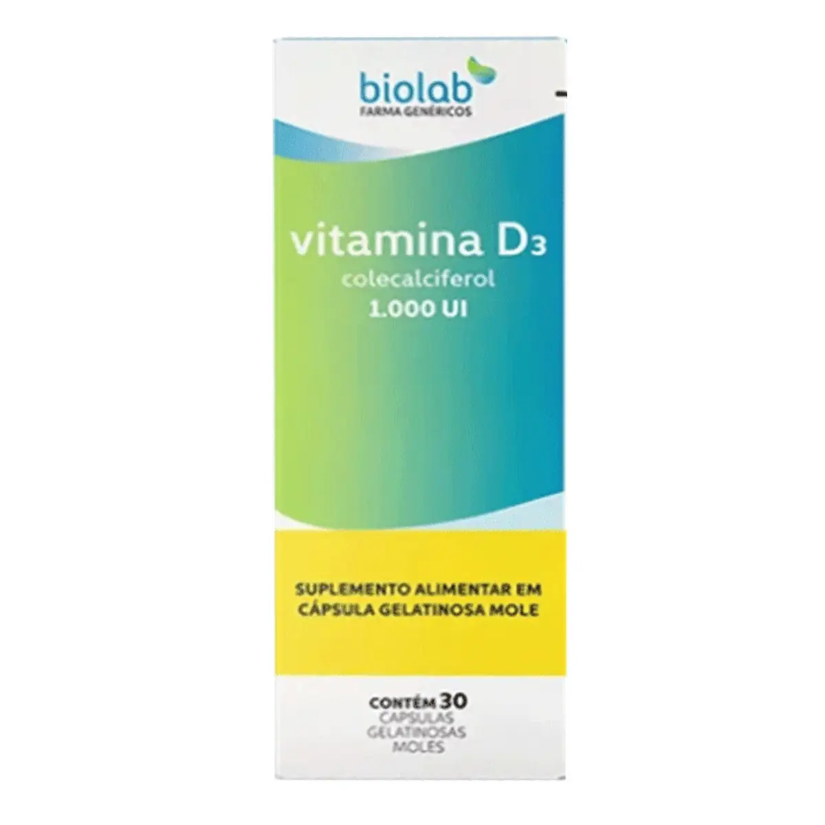 Vitamina D3 1000ui 30 Caps Biolab