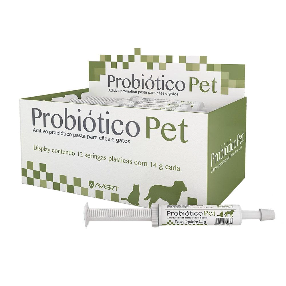 Aditivo Probiótico Pet 14g Avert