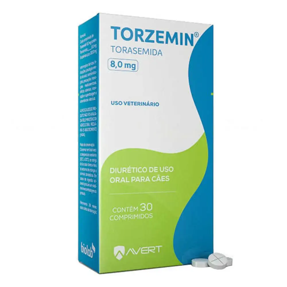 Diurético Cães Torzemin Avert 30 comprimidos 8mg