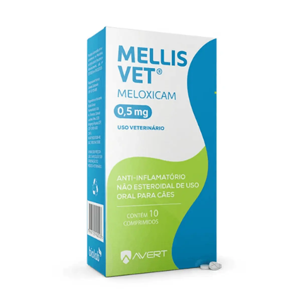 Anti-inflamatório Cães Mellis Vet Avert 0,5mg