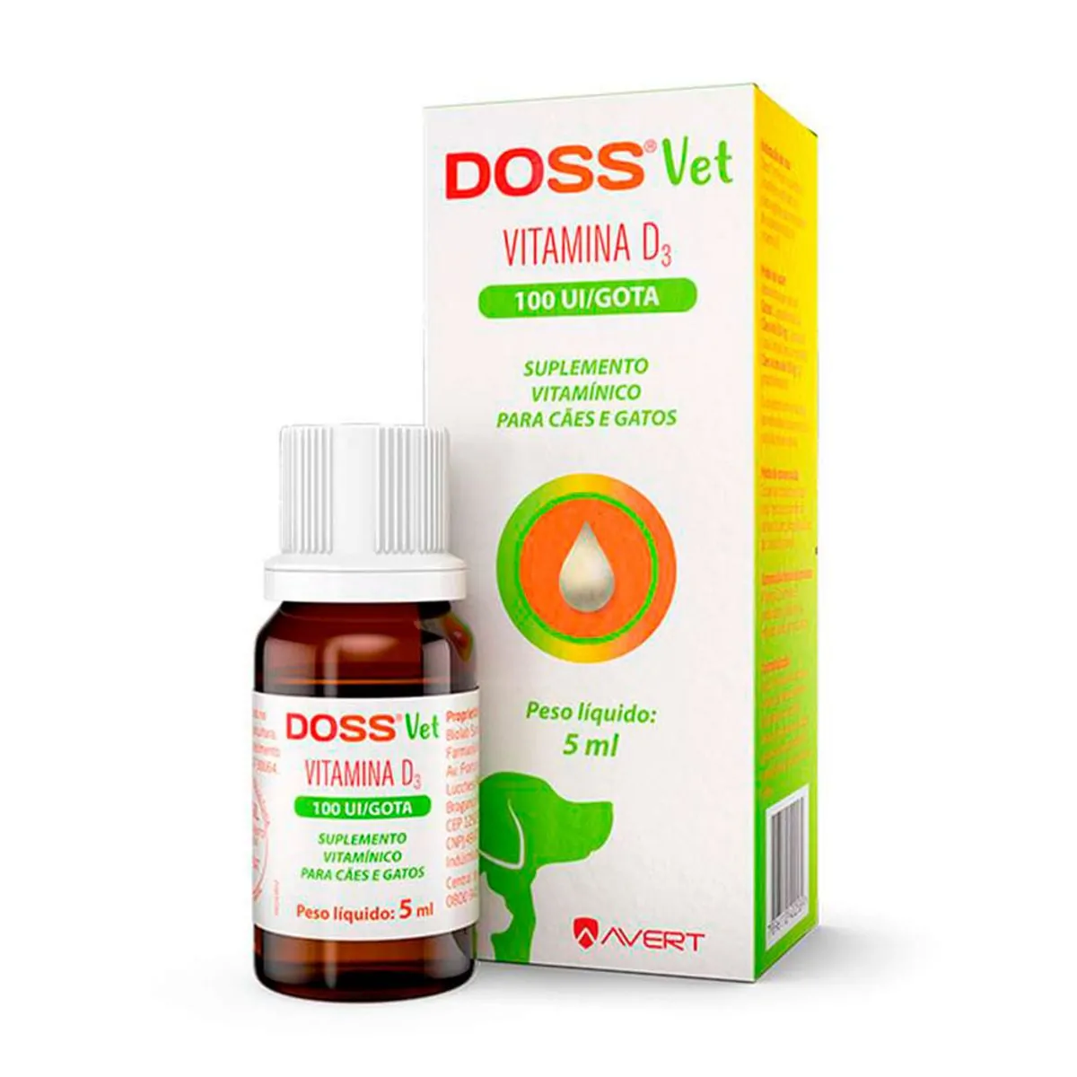 Suplemento Vitamínico Doss Vet Avert 5ml
