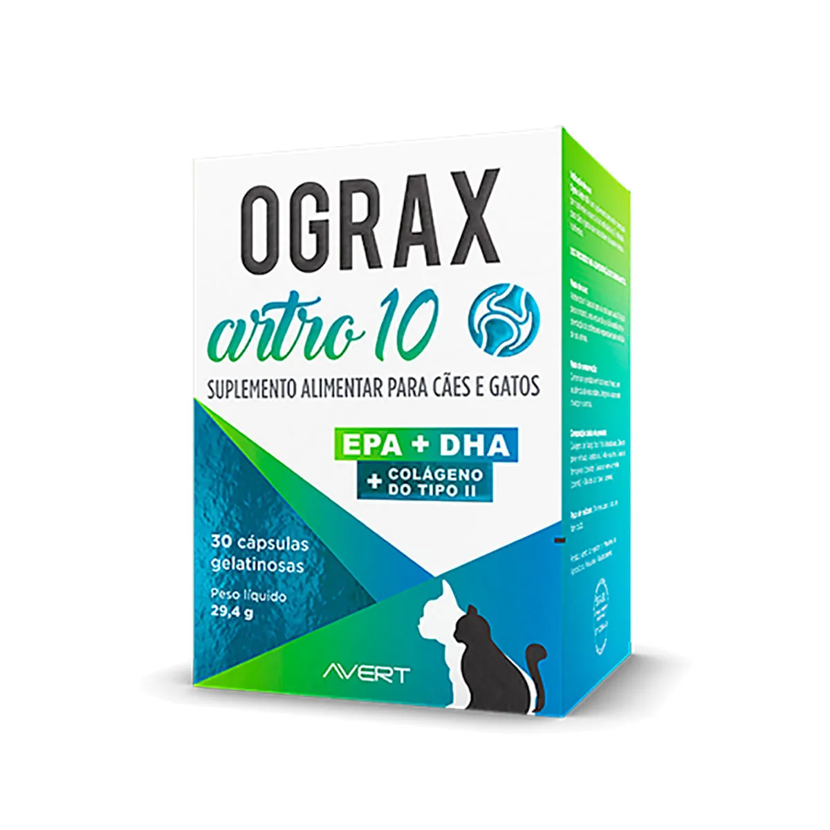Suplemento para Cães e Gatos Ograx Artro 10
