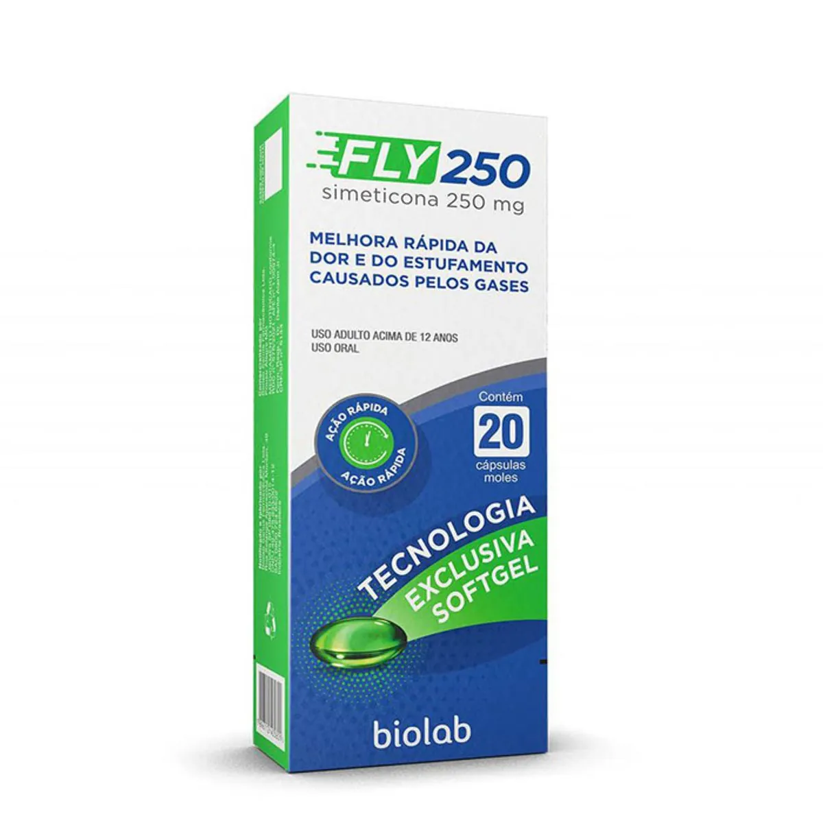 Fly Fly 250mg Cx 20 Cap
