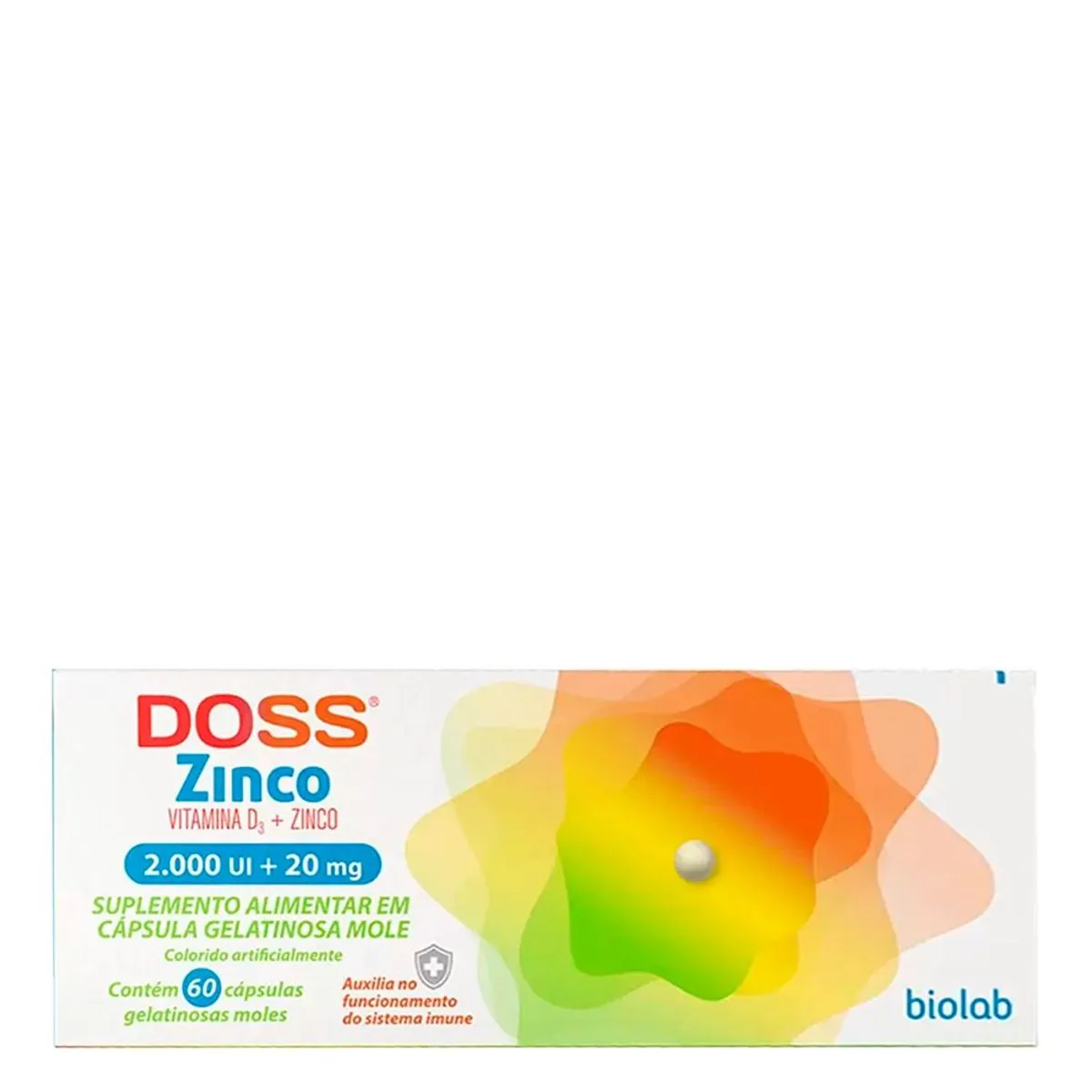 Doss Zinco 2000ui 20mg Cx 60 Cap