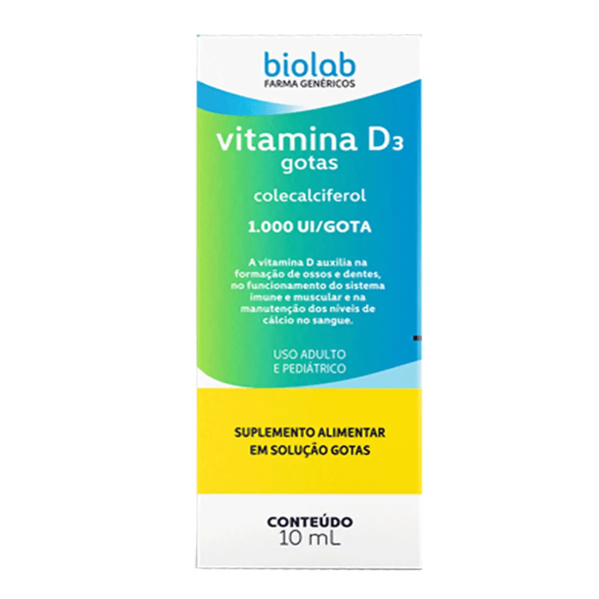 Vitamina D 1000ui Gotas 10ml