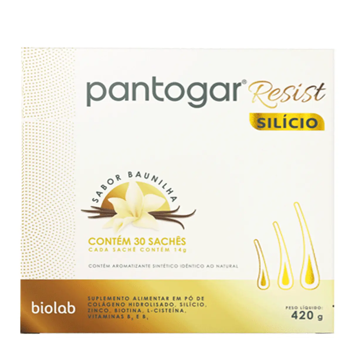 Pantogar Resist Baunilha 10g Cx 30 Sch