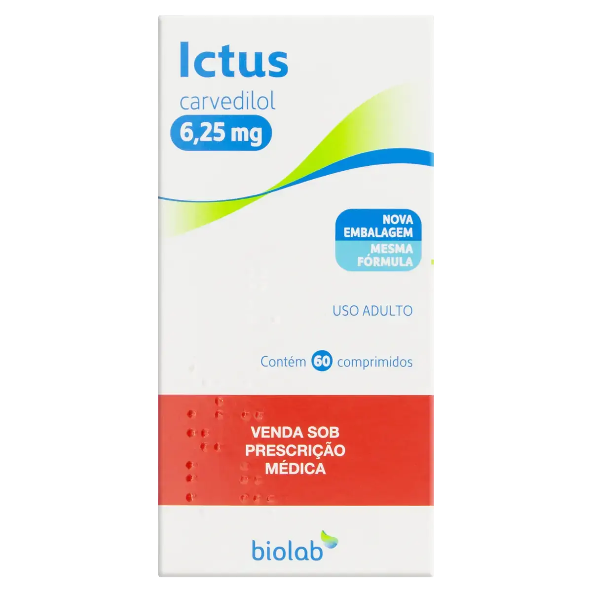 Ictus 625Mg 60Com P