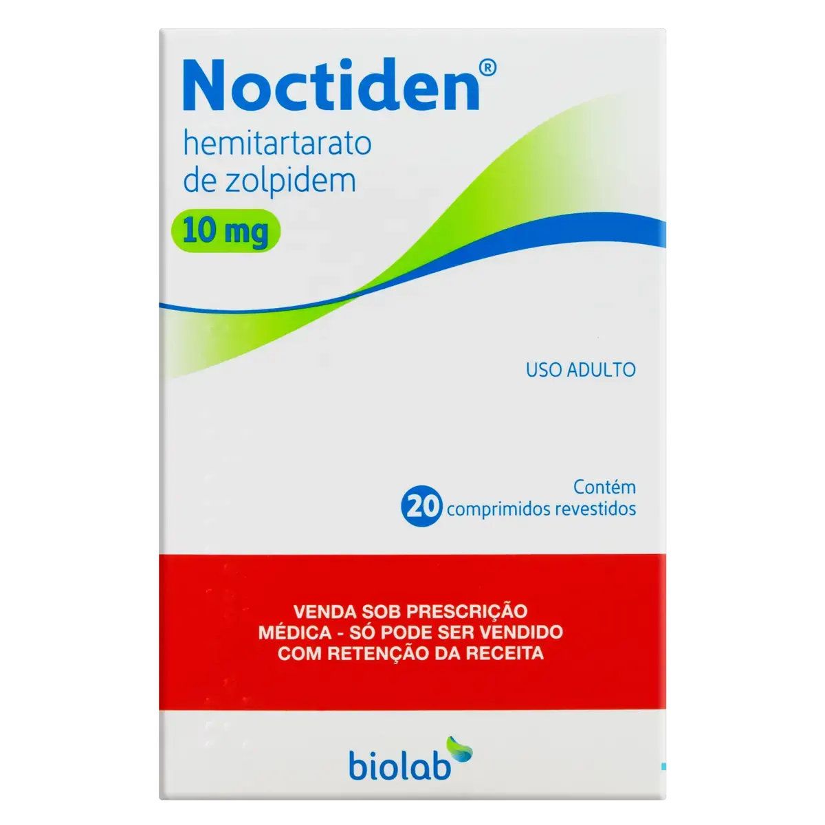 Noctiden 10mg Biolab Caixa 20 Comprimidos Revestidos
