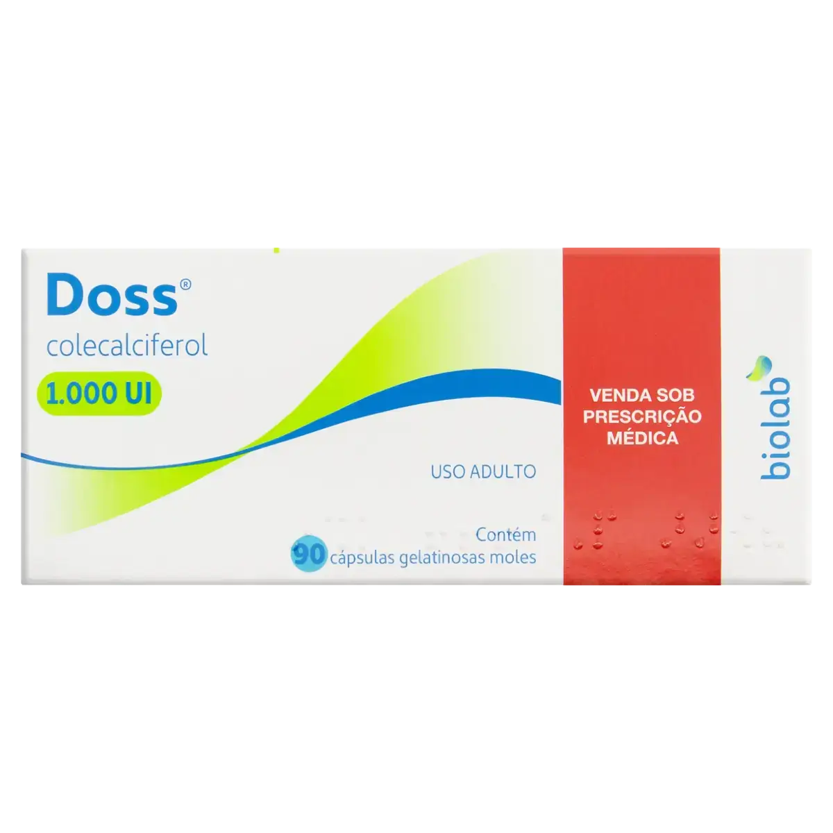 Doss 1.000ui Biolab Caixa 90 Cápsulas Gelatinosas