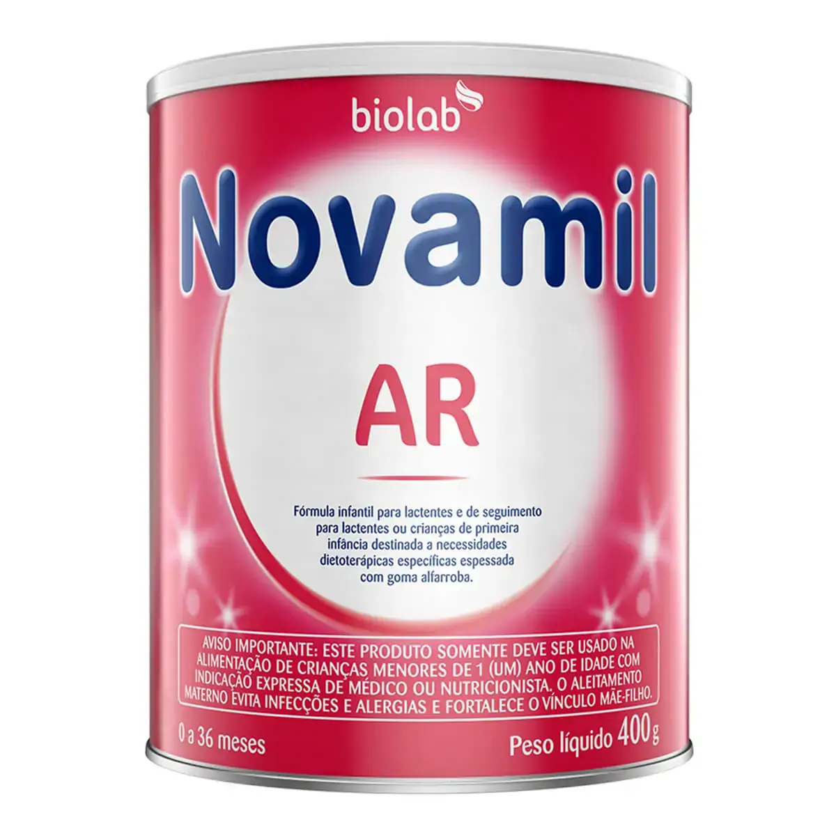 Fórmula Infantil Ar Novamil Lata 400g