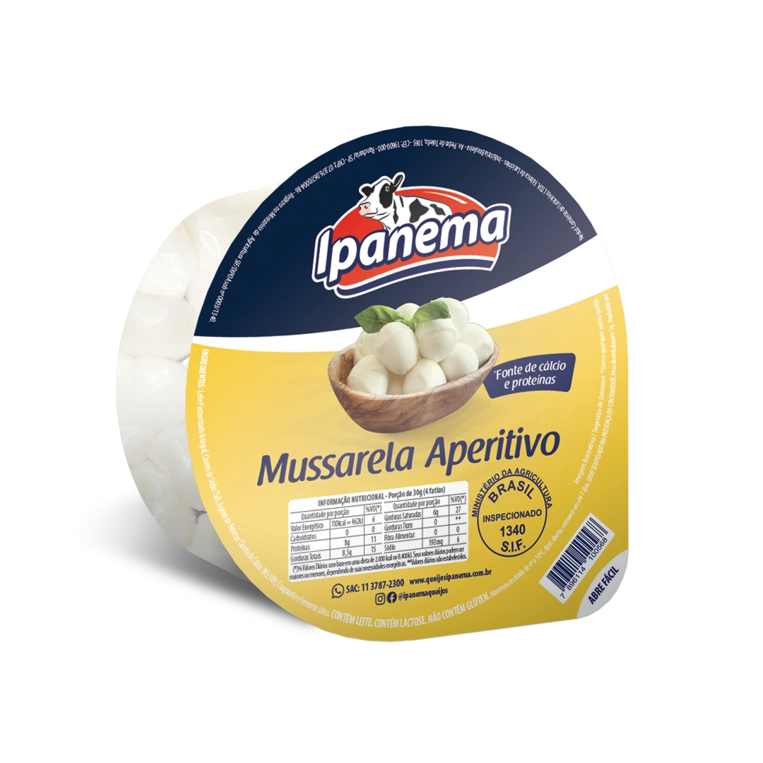 16 Pc Mussarela Bolinha Ipanema