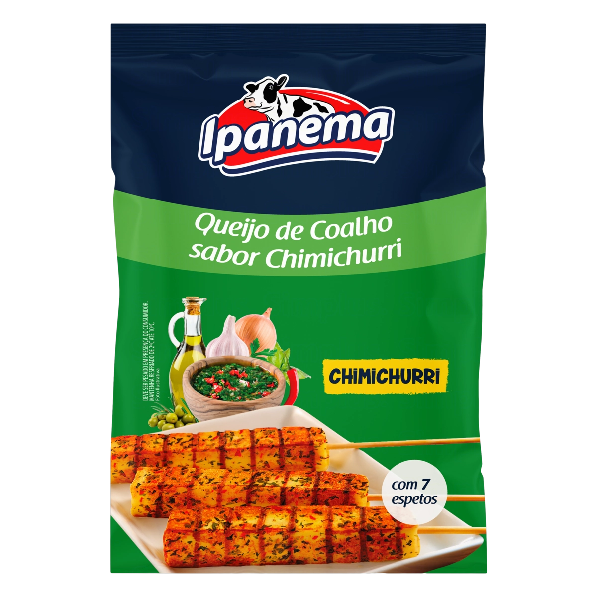 Queijo Coalho Em Espeto Chimichurri Ipanema 7 Unidades