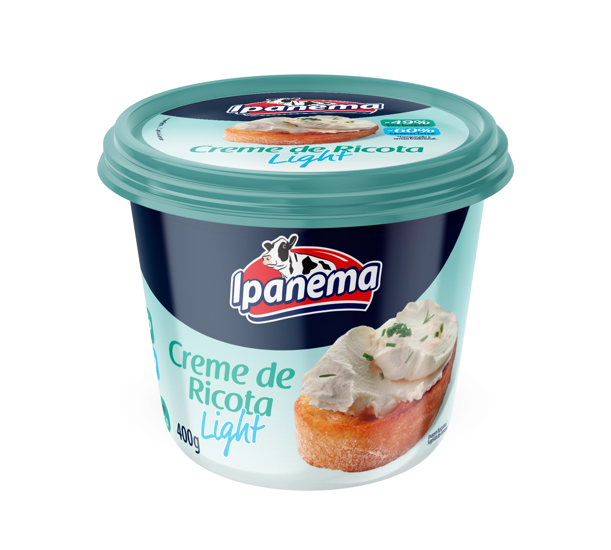 Creme De Ricota Ipanema 400g Light
