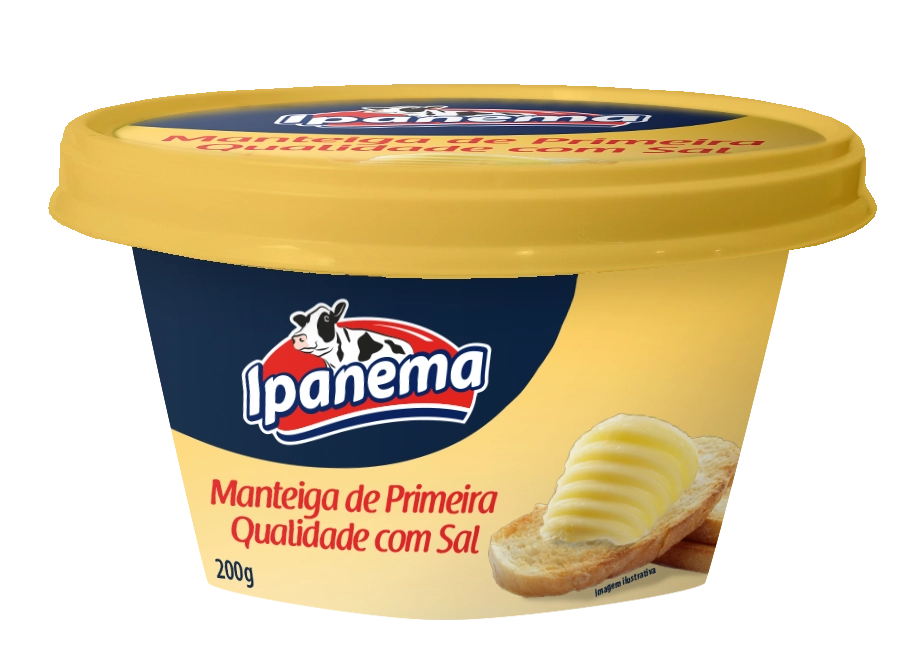 Manteiga Ipanema C/sal 200g Pote