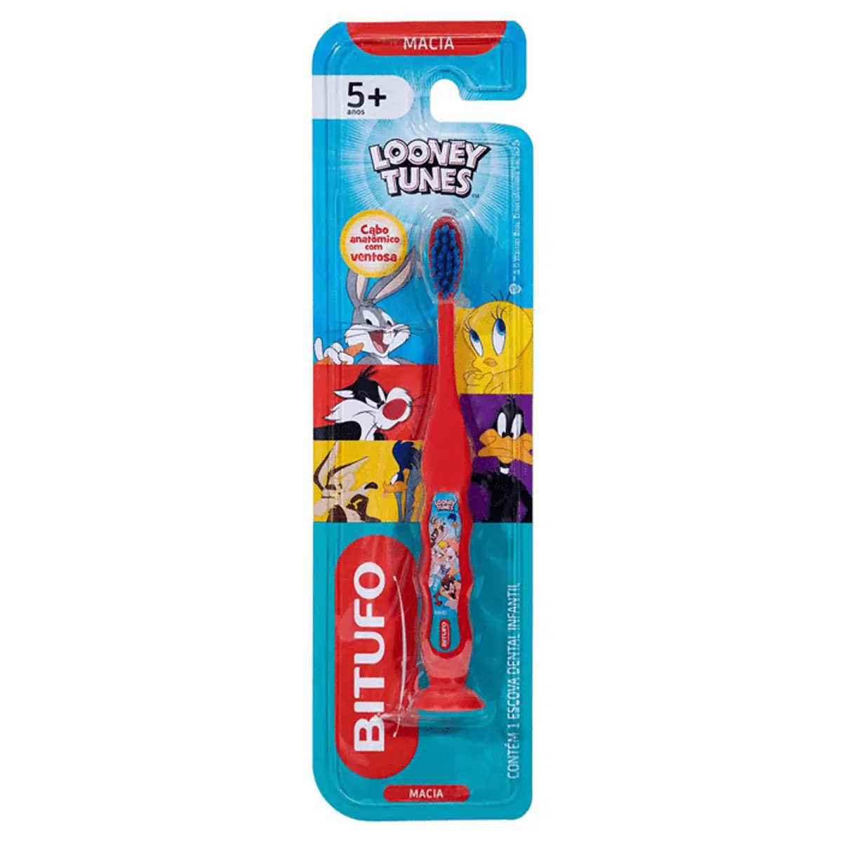 Escova Dental Infantil Macia Looney Tunes Bitufo