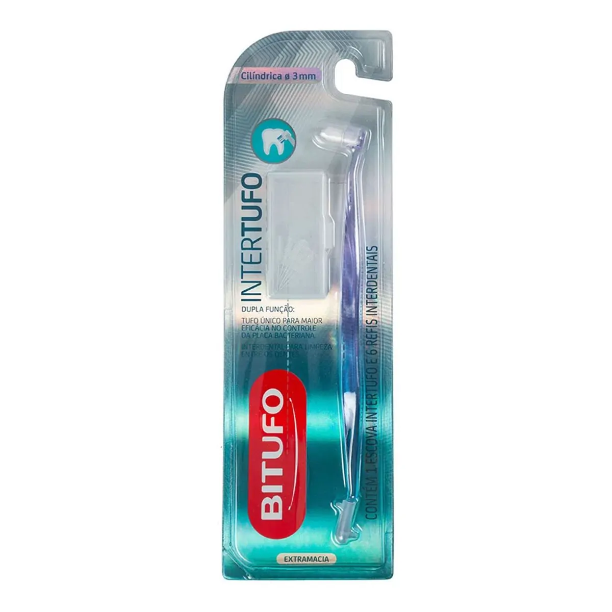 Escova Bitufo Intertufo Cilindrica 3mm 6un