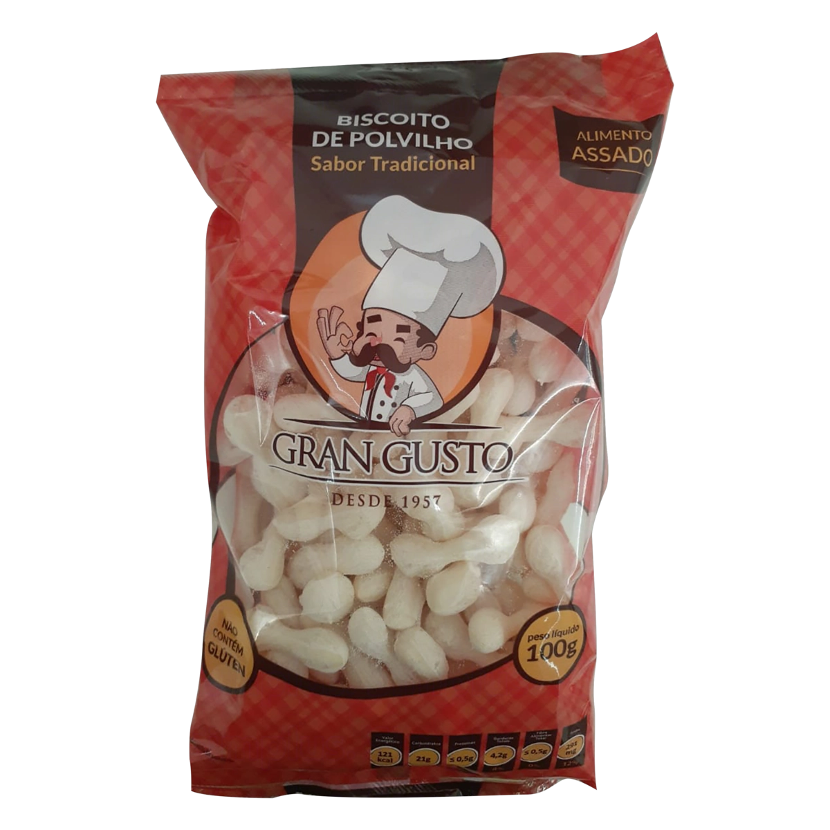 Biscoito De Polvilho Tradicional Gran Gusto Pacote 100g
