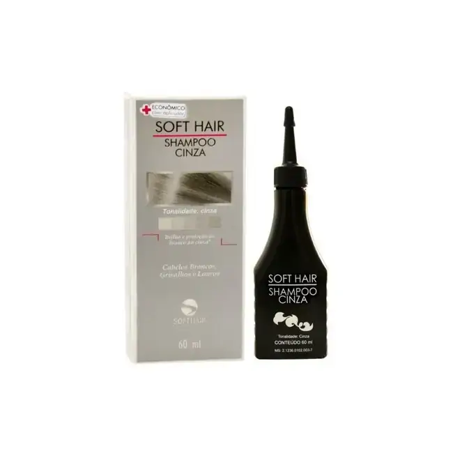 Shampoo Tonalizante Soft Hair Cinza