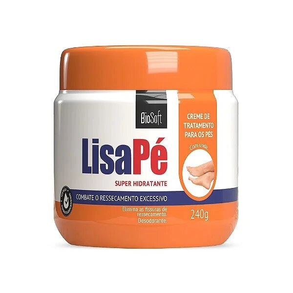 Creme Bio Soft Hidratante Para Pés Lisa Pe