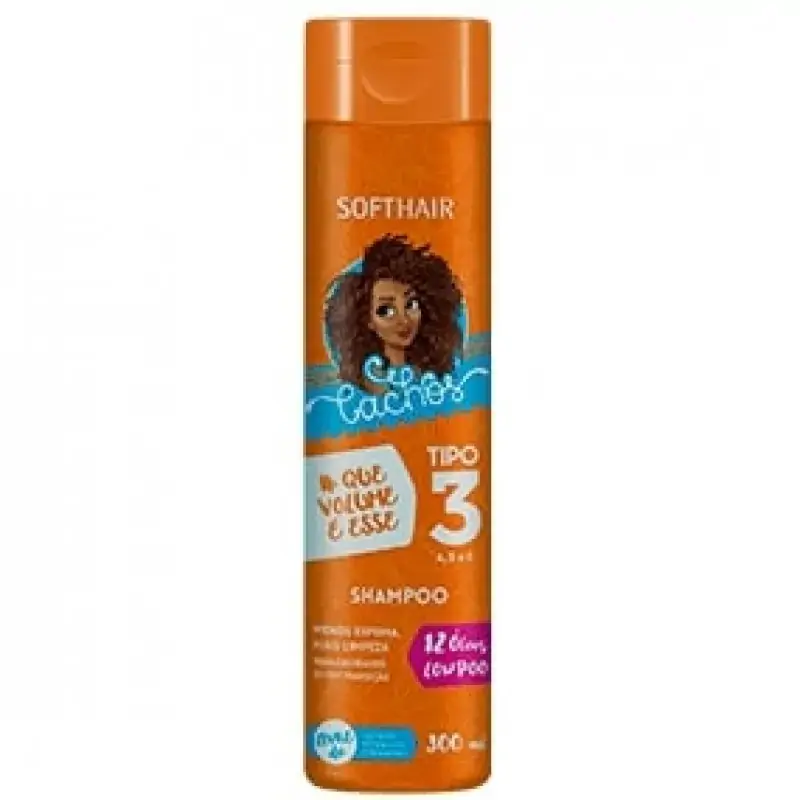 Shampoo Soft Hair Cach.definidos T3 300ml