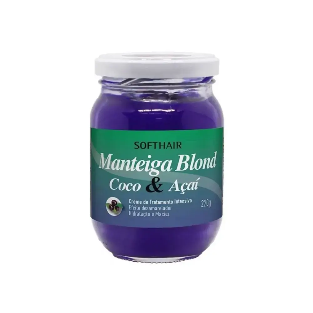 Creme Trat.softhair Mant/coco/acai 220g
