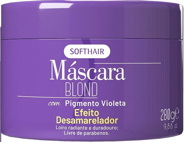 Masc.trat.soft Hair Blond Cab.loiro 280g