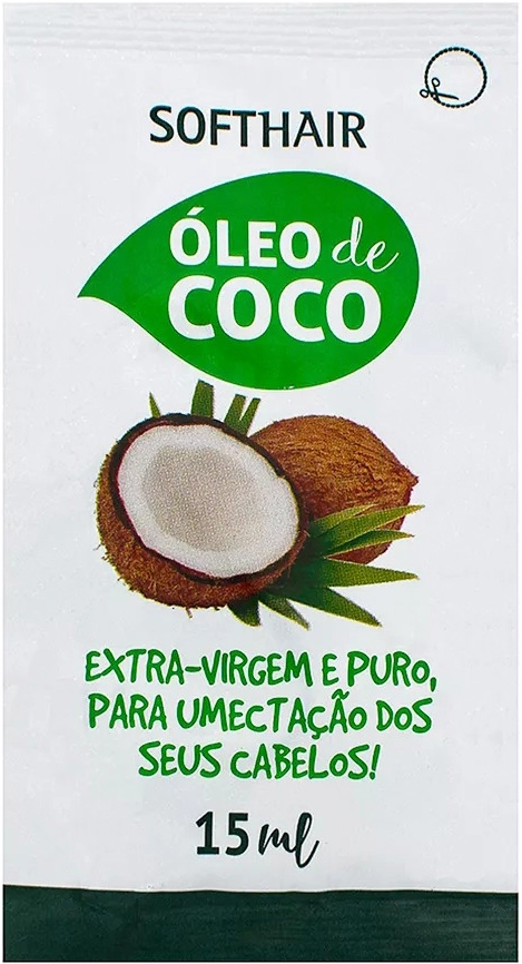 Oleo De Coco Extra Virgem Sache Soft Hair 15ml