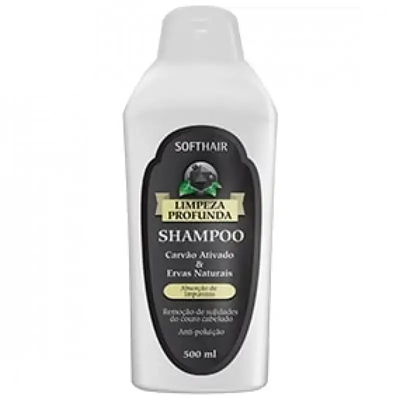 Shampoo Soft Hair Carvao Ativado 300ml