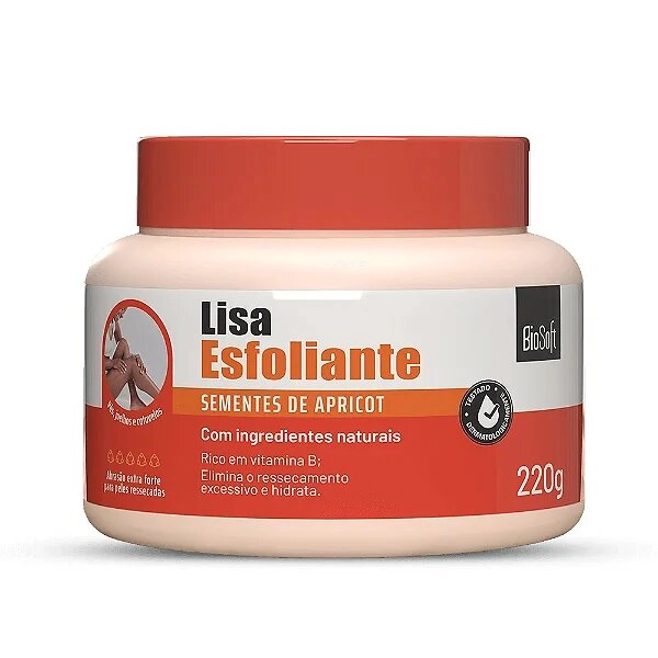 Creme/mascara Tratamento Bio Soft Apricot 220g