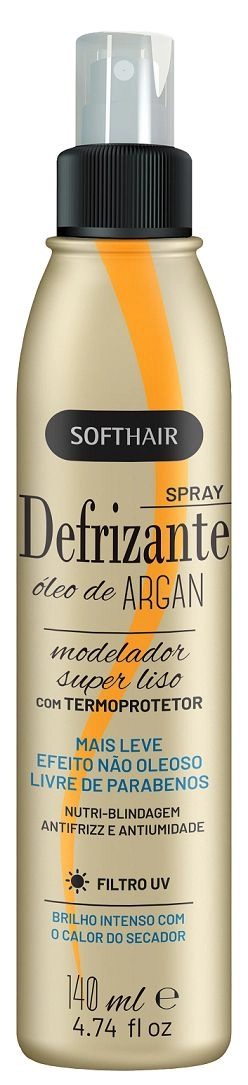SoftHair Defrizante Spray Óleo de Argan 140mL