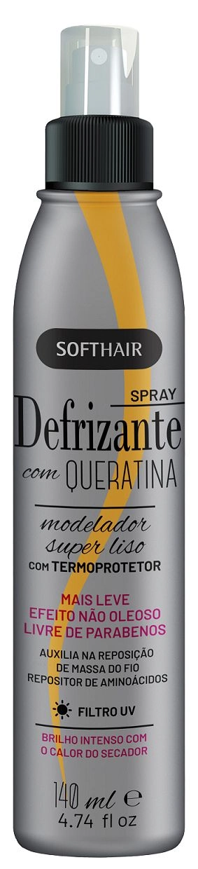 Defrizante Soft Hair Spray Queratina 140 Ml