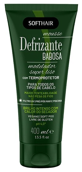 Defrizante Soft Hair Mousse Babosa 400ml