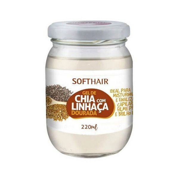 Gel De Chia Com Linhaça Soft Hair 220ml
