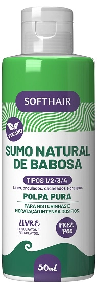 Sumo Natura Cachos Soft Hair 50ml Tipos 1/2/3/4 Babosa