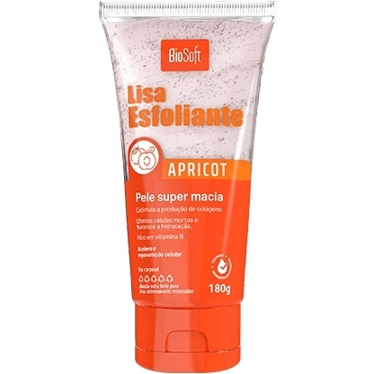 Esfoliante Corporal Soft Hair Biosoft Lisa 180g Apricot