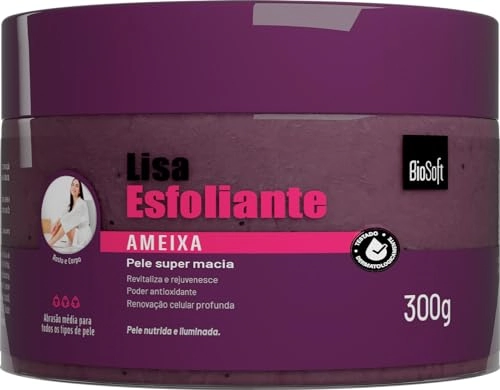 Esfoliante Corporal Soft Hair Biosoft Lisa 300g Ameixa